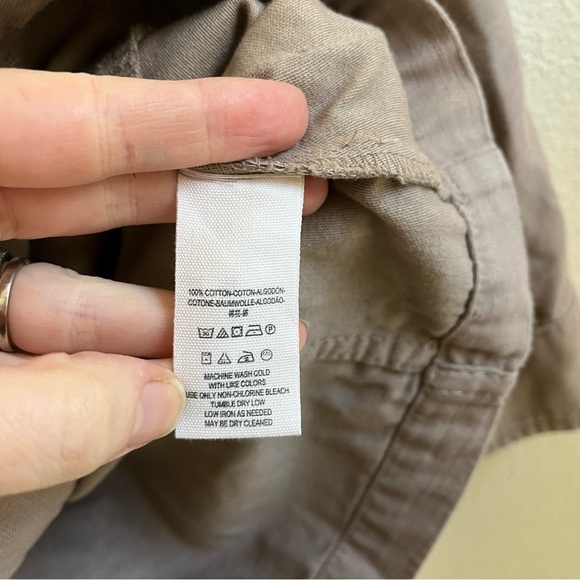FREE PEOPLE Khaki Not Your Brothers Surplus Utility Jacket - Picture 10 of 11